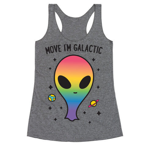 Move I'm Galactic Racerback Tank Top