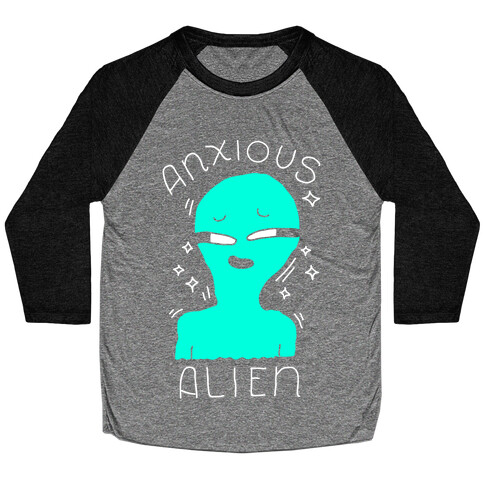 Anxious Alien Baseball Tee