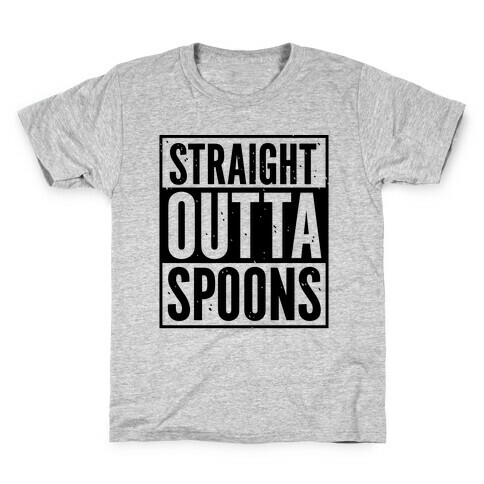 Straight Outta Spoons Kids T-Shirt
