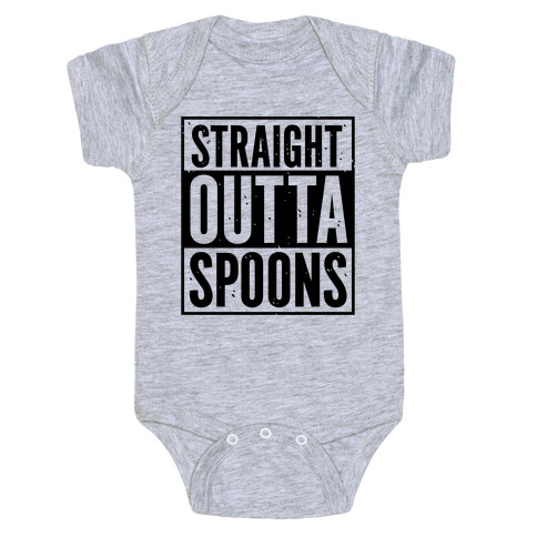 Straight Outta Spoons Baby One-Piece