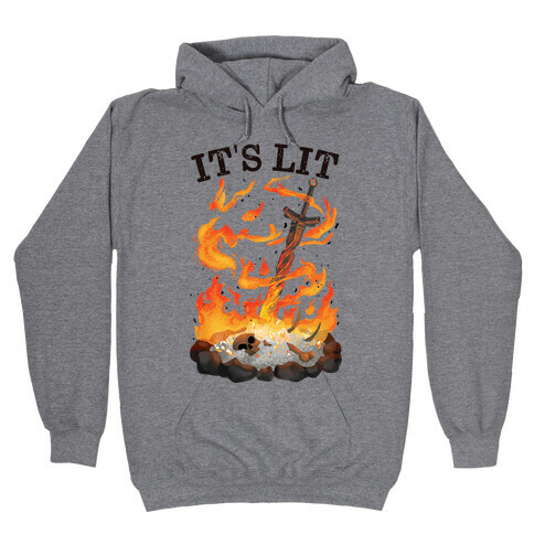 It's Lit Bonfire Hooded Sweatshirt