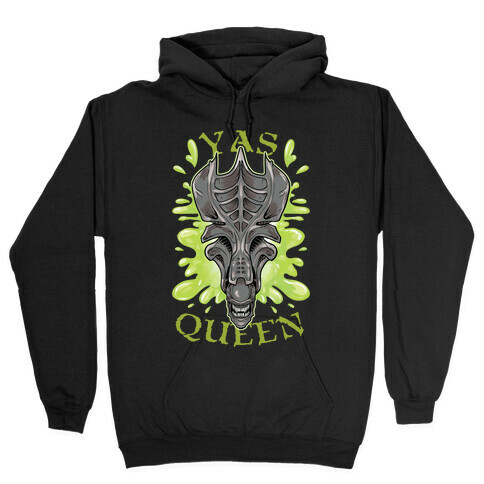 Yas Queen Xenomorph Hooded Sweatshirt