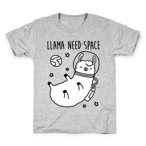 Llama Need Space Parody  Kids T-Shirt