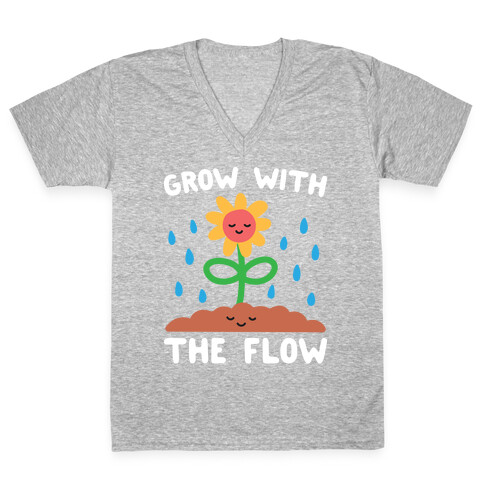 Grow With The Flow V-Neck Tee Shirt