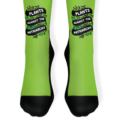 Plants Against The Patriarchy Sock