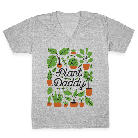 Plant Daddy V-Neck Tee Shirt