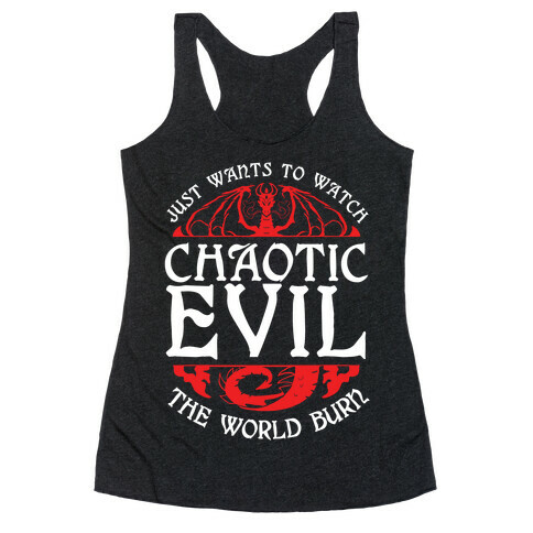 Chaotic Evil Racerback Tank Top