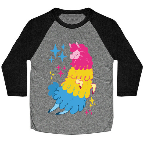 Pansexual Llama Baseball Tee