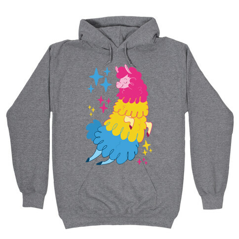 Pansexual Llama Hooded Sweatshirt