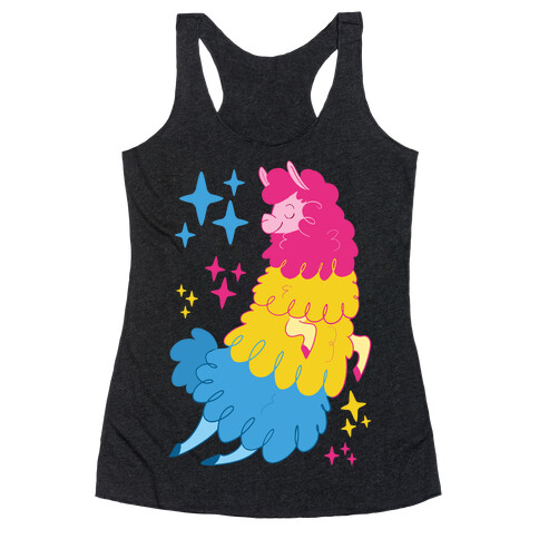 Pansexual Llama Racerback Tank Top