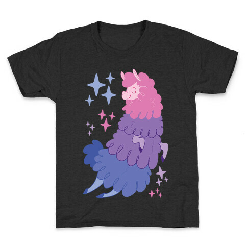 Bisexual Llama Kids T-Shirt