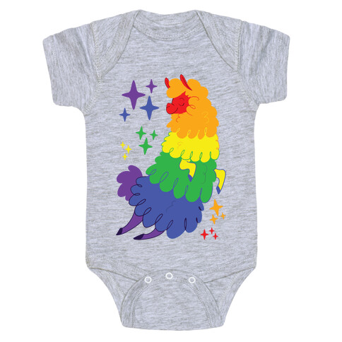 Gay Llama Baby One-Piece