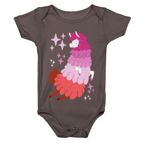 Lesbian Llama Baby One-Piece