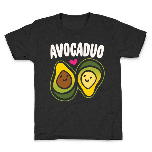 Avocaduo Pairs Shirt White Print Kids T-Shirt