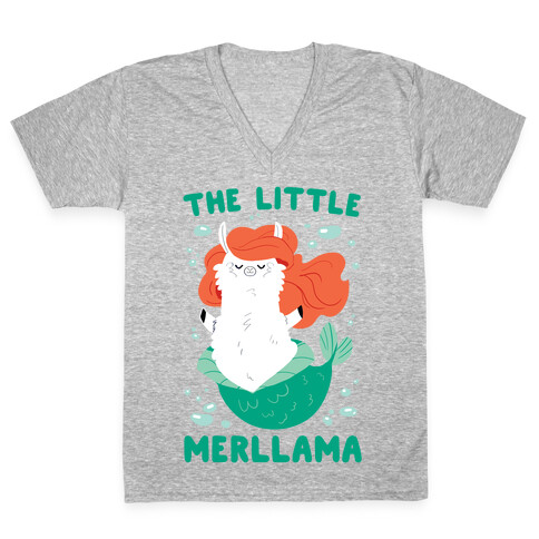 The Little Merllama V-Neck Tee Shirt