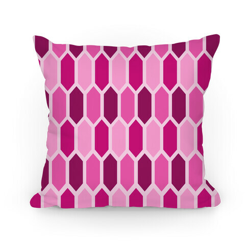 Pink Crystals Pillow