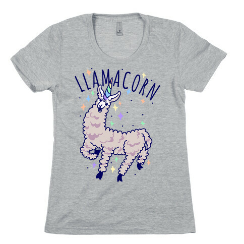 Llamacorn Womens T-Shirt