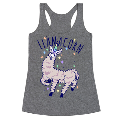 Llamacorn Racerback Tank Top