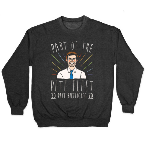 Pete Fleet Pete Buttigieg 2020 White Print Pullover