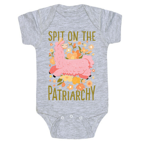 Spit on The Patriarchy Baby One-Piece
