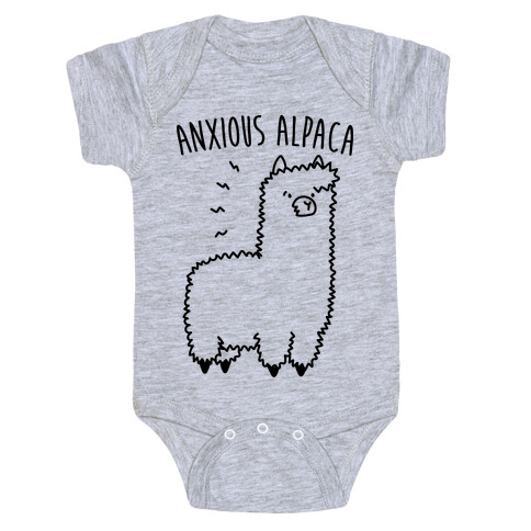 Anxious Alpaca Baby One-Piece