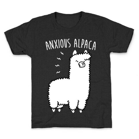 Anxious Alpaca Kids T-Shirt
