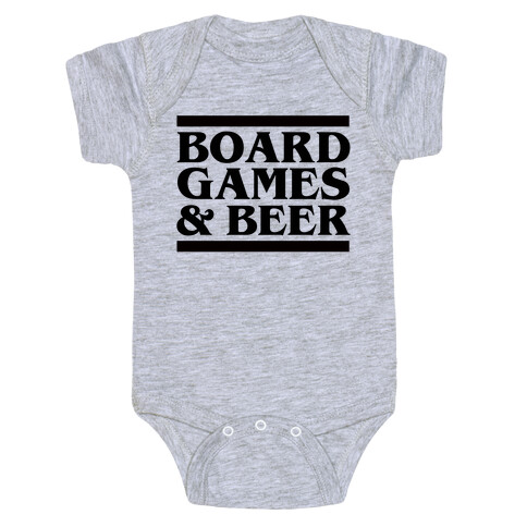 Board Games & Beer Baby One-Piece