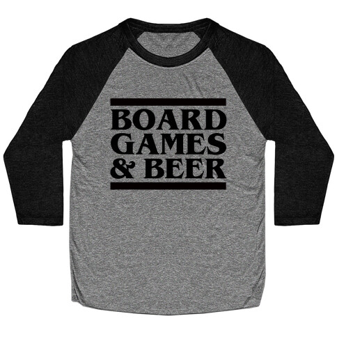 Board Games & Beer Baseball Tee