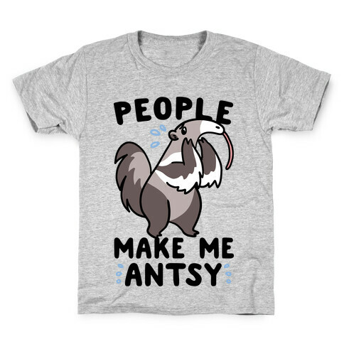 People Make Me Antsy - Anteater Kids T-Shirt