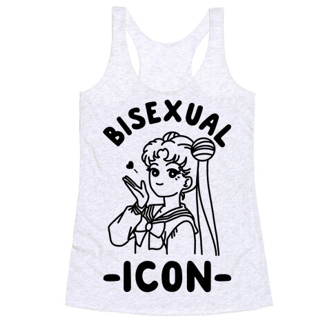 Bisexual Icon Usagi Racerback Tank Top