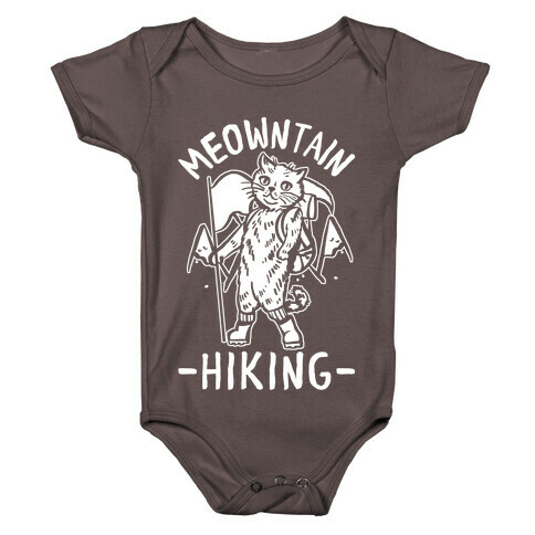 Meowntain Hiking Cat Baby One-Piece