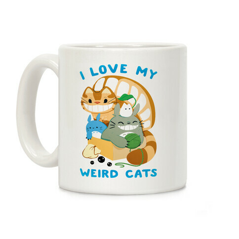 I love my weird cats Coffee Mug