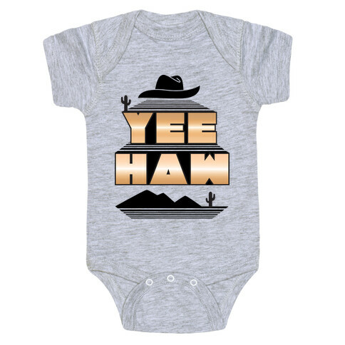 Retro 80s Yee Haw Baby One-Piece