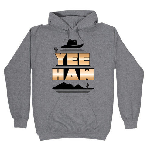 Retro 80s Yee Haw Hooded Sweatshirt