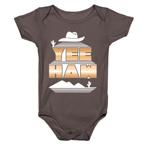 Retro 80s Yee Haw Baby One-Piece