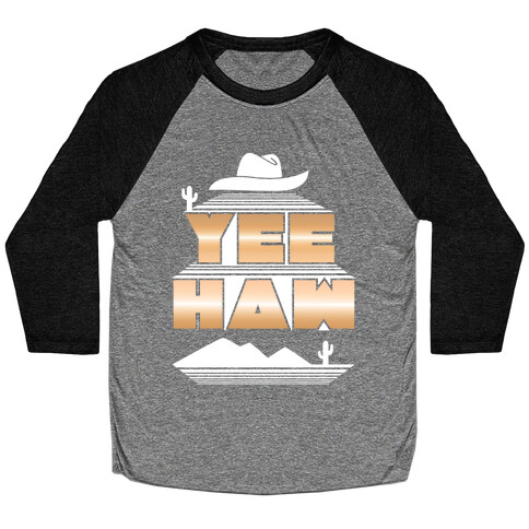 Retro 80s Yee Haw Baseball Tee