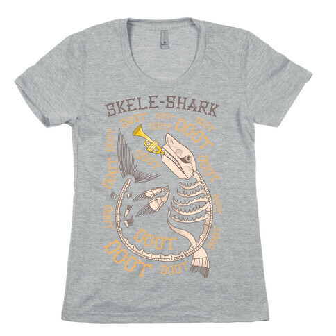 Skele-Shark Womens T-Shirt