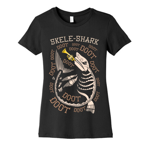 Skele-Shark Womens T-Shirt