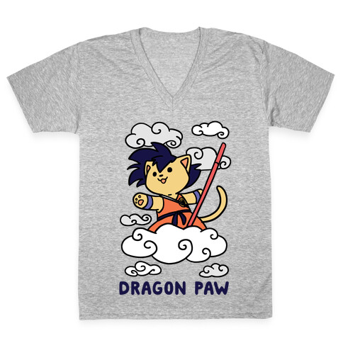 Dragon Paw - Goku V-Neck Tee Shirt