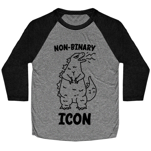 Non-Binary Icon  Baseball Tee