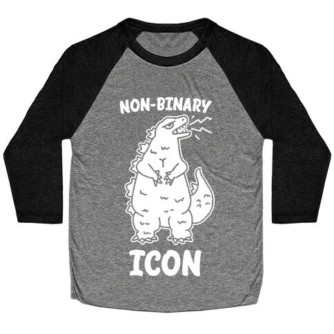 Non-Binary Icon  Baseball Tee