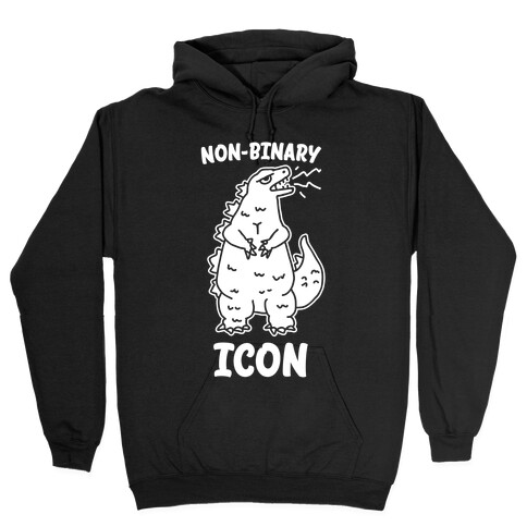 Non-Binary Icon  Hooded Sweatshirt
