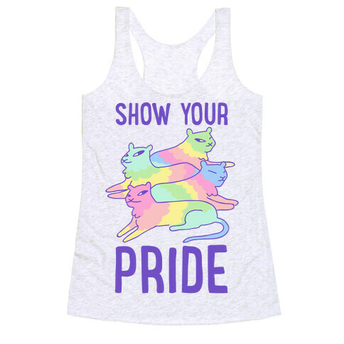 Show Your Pride  Racerback Tank Top