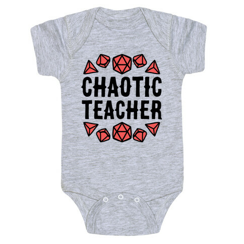 Chaotic Teacher Baby One-Piece