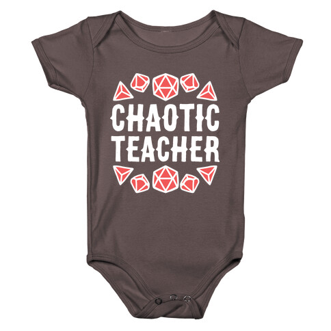 Chaotic Teacher Baby One-Piece