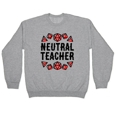 Neutral Teacher Pullover