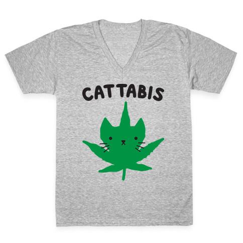 Cattabis V-Neck Tee Shirt