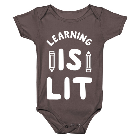 Learning Is Lit Baby One-Piece