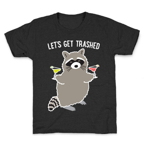 Let's Get Trashed Margarita Raccoon Kids T-Shirt