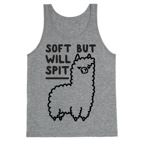 Soft But Will Spit Llama Tank Top